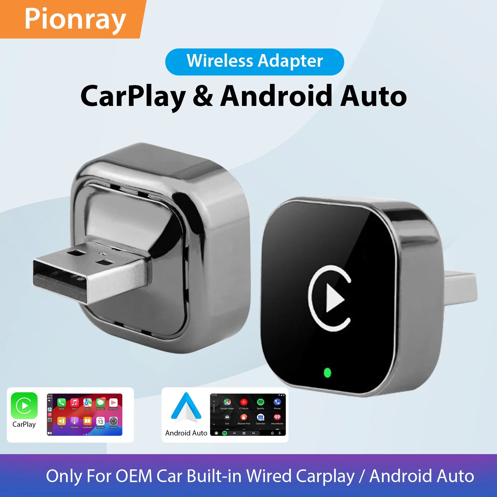 CarPlay 2-in-1 Wireless Car Link